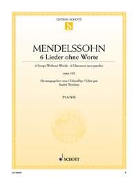 6 Lieder ohne Worte op. 102